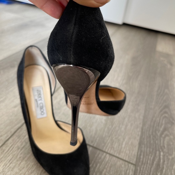Jimmy Choo Metal Heel Pumps 37.5 - Picture 2 of 9